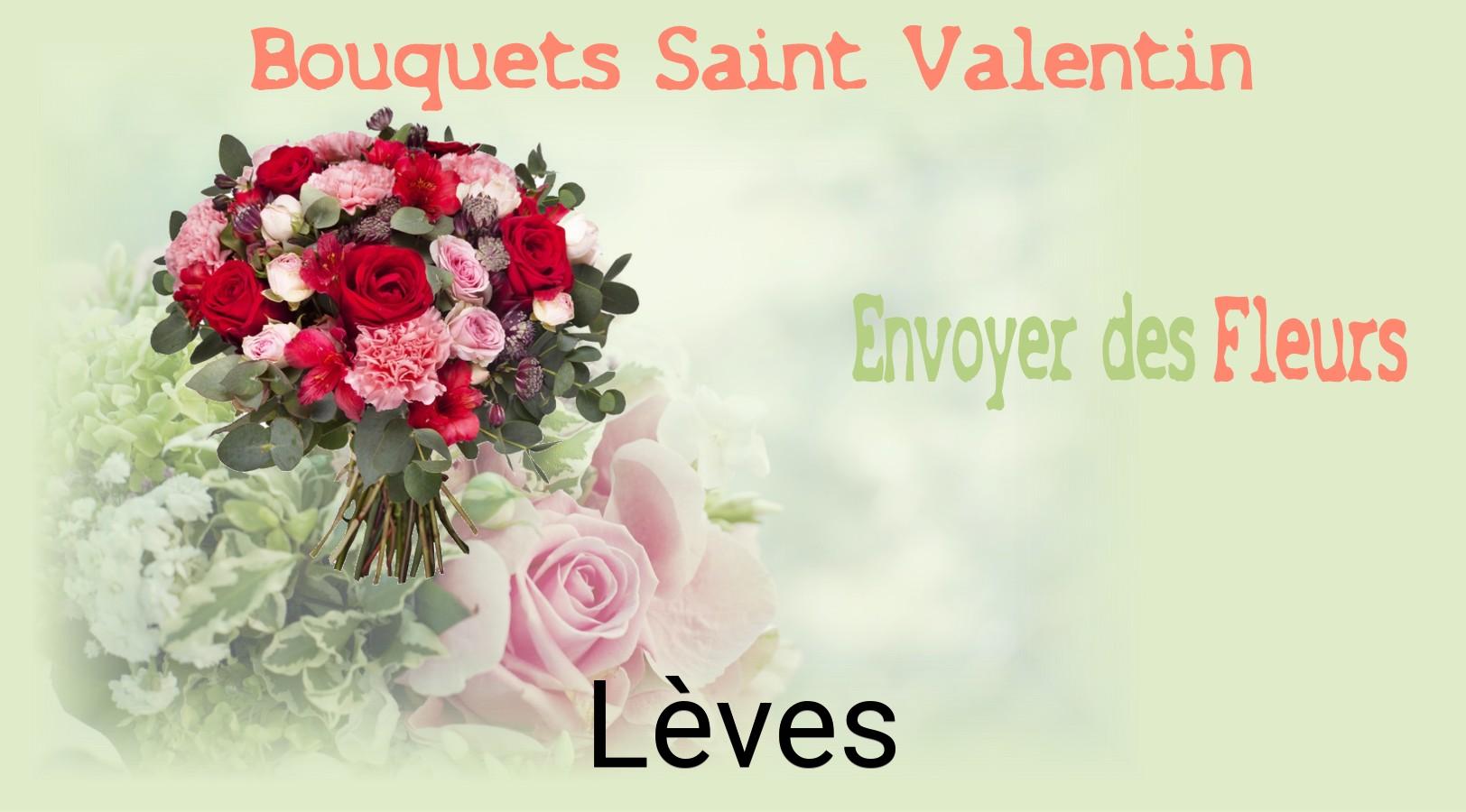 Roses de Saint-Valentin livrées à Lèves